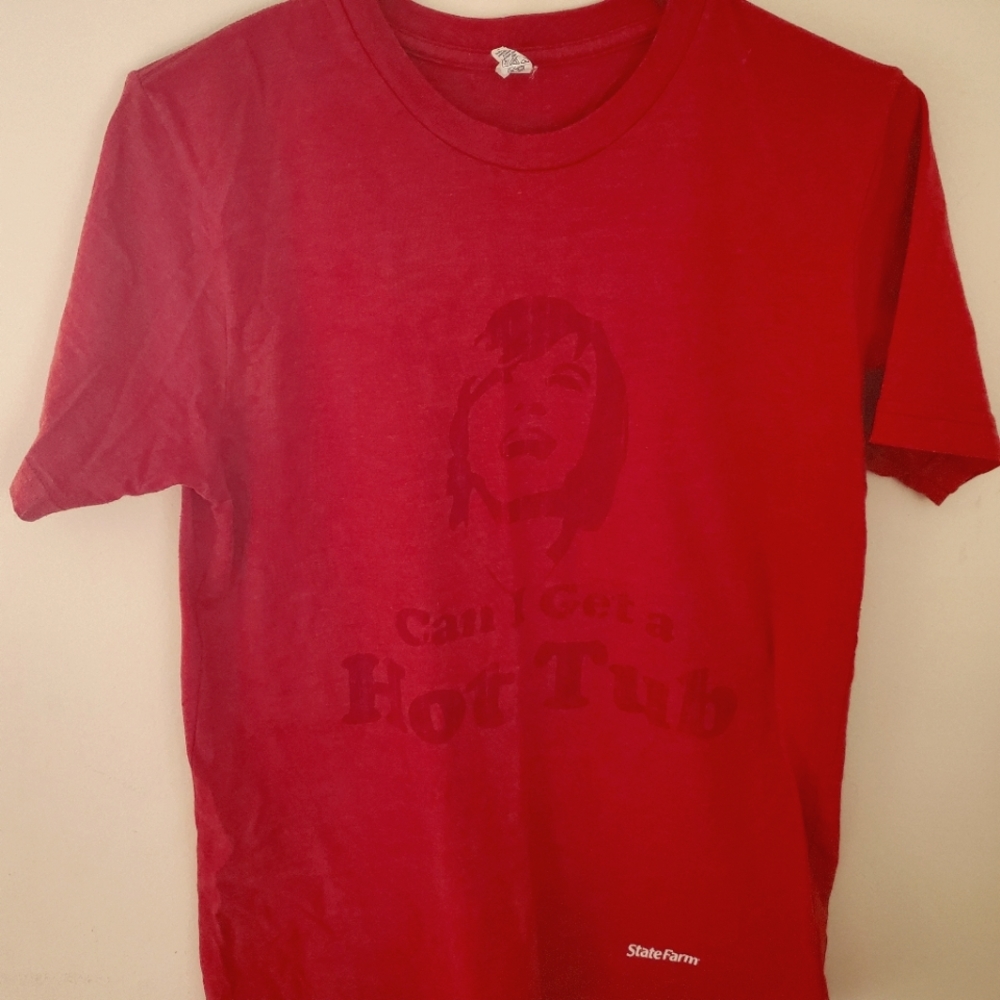 State Farm "Can I get a Hot Tub" Shirt size S
